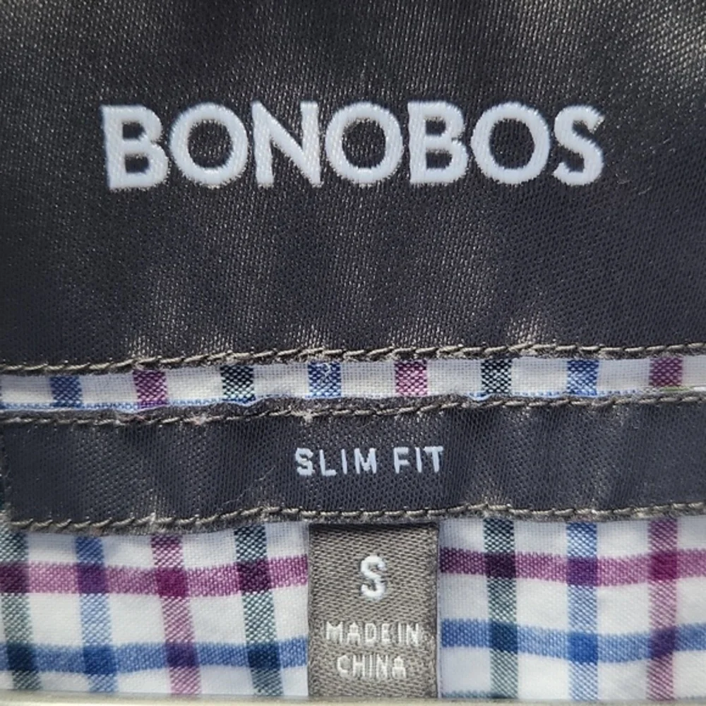 Bonobos, Slim Fit,‎ Button Down Shirt, Size S